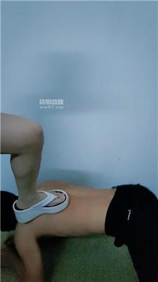 【玖月学生主】厚拖鞋踩踏贱奴才  JS250614-21