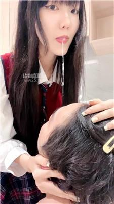 【女神mio】jk黑丝小皮鞋-口水面膜 bf61156