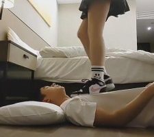 【武汉小主】运动女神全体重踩踏/原味羞辱 bf6993