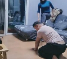 【重庆仙儿】超暴力小白鞋重度踢踹 bf10343