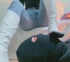 【罗宾】御姐长靴超臭棉袜羞辱脚奴 bf11590