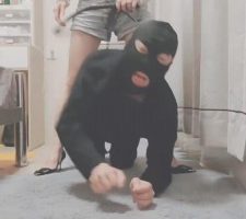 【灵竹】严厉教育狗儿子 bf11979