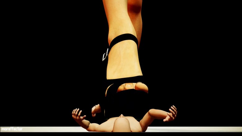 3d 动画 ginatess女巨人踩踏