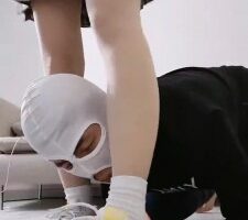 【一茶】原味白棉袜塞嘴虐狗 bf19667