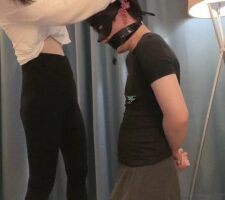 【筱月】车模强迫狗吃白袜/胶带封嘴耳光 bf24671