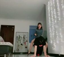 【缘彼大大】御姐丝袜高跟骑马遛狗 bf25106