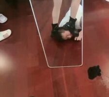 【桃幼幼】圈养废物狗-长靴踩踏/圣水淋浴/黑丝脚深喉  bf25978