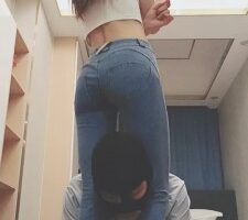 【美娜格格】高帮帆布鞋白棉袜辱狗/喝圣水/转胯 bf26382