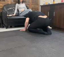 【琳嘉】双S-小白鞋+网袜诱惑/踩踏恋足舔鞋 bf26670