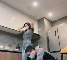 【禾末】下班文员变S-黑丝气味羞辱/袋子套头窒息 bf26558