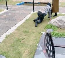 【宸宸】双S户外遛狗-清理脏泥靴底/喝地上脏水【双视角版】bf26780