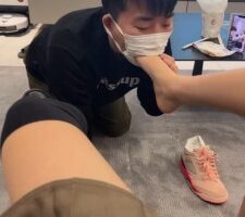 【茶茶】双S-运动鞋白棉袜+黑棉袜气味羞辱-喝圣水【双视角版】bf27169