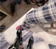 【玥樾】高跟长靴S开发小奶狗-骑马坐垫/舔黑丝脚 bf36924