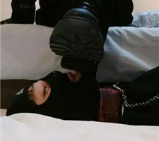 【玥野兔】近距离-长靴黑棉袜踩狗 JS240222-6