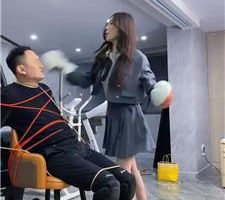 【麋鹿银儿】拳击手S-五花大绑暴揍/袜子塞嘴/赏赐圣水灌鼻 bf39712