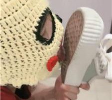 【冷魅】骑马/舔超脏鞋底/小白鞋拖鞋踩踏/迷恋臭脚 JS240501-8