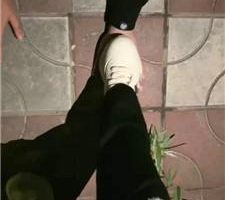 【微甜】户外遛狗-小白鞋踩狗爪/犬化狗爬/袜子塞嘴/踩踏  bf41022