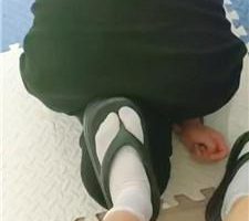 【喵酱紫】手铐捆绑/厚拖鞋白袜踩/原味泡圣水喝 JS240720-3