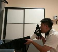 【子熙大人】品尝脏鞋白棉袜/鞋抽耳光/裸足深喉 bf45482