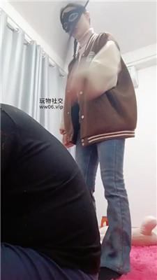 【姗姗】黑棉袜踩踏/鞭打虐乳 JS241208-64