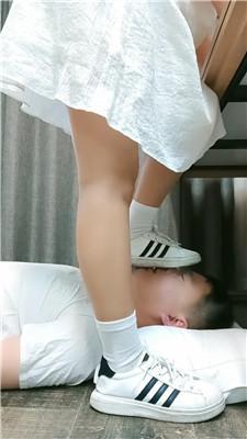 【萌宝儿】贝壳头白棉袜全体重踩踏 JS241213-8