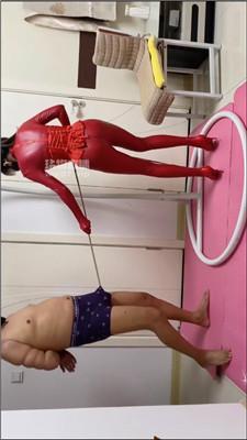 【旋律姐姐】皮衣女神-五花大绑强制虐 JS250704-3