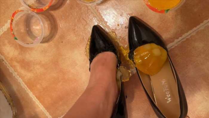 高跟鞋内踩果冻 JS251008~4