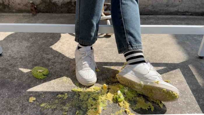 【大美】班花课桌下的偷窥（鞋底控必入） YC-260226-4