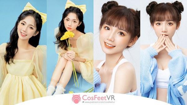 【GTS VR】超绝视角绝美双主踩脸Cosplay Feet VR September 2023 Kin JS260325~1