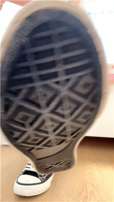 【白露】帆布鞋裤里肉丝白棉袜    260816-1